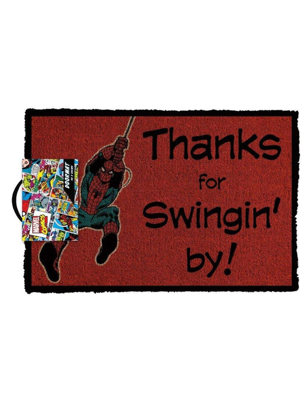 Marvel Comics - Spider-Man Swinging By Licensed Doormat