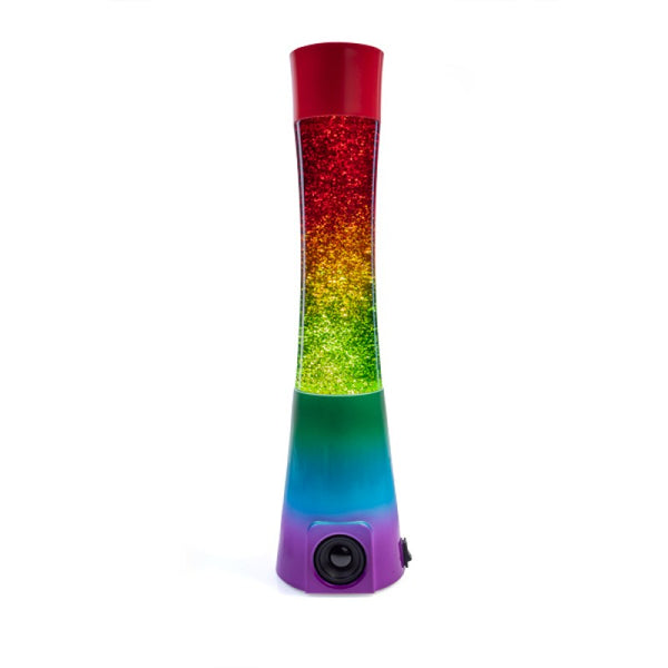 Bluetooth Rainbow Glitter Lamp Speaker
