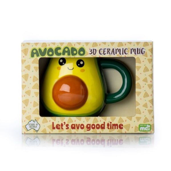 avocado drinking mug novelty australia