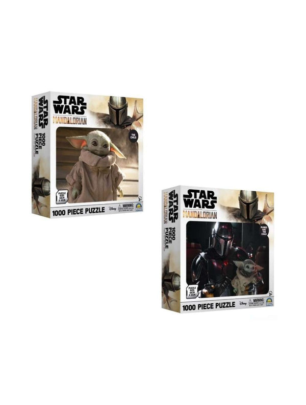 Star Wars: The Mandalorian or The Child 1000 Piece Puzzle Assorted