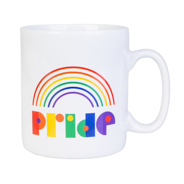 Rainbow Pride Giant Mug Ceramic Coffee or Tea Mug