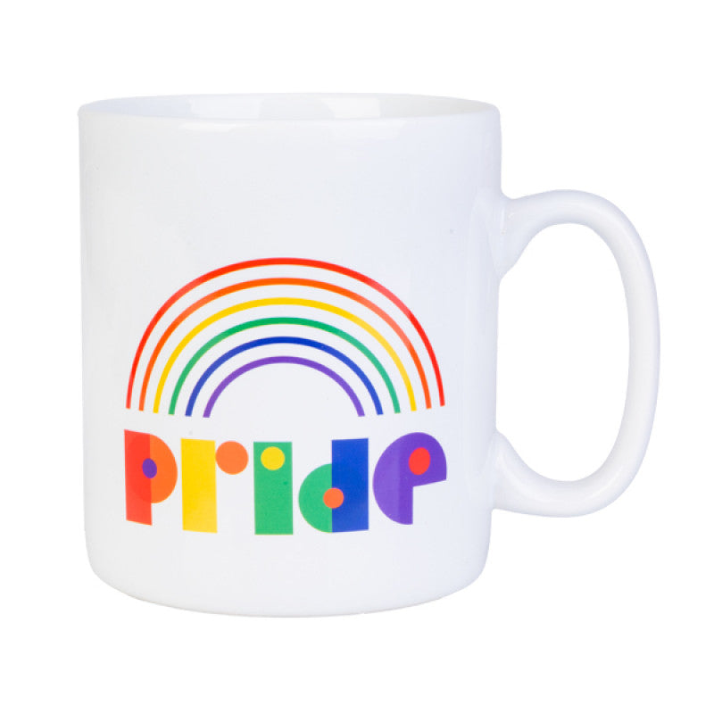 Rainbow Pride Giant Mug Ceramic Coffee or Tea Mug