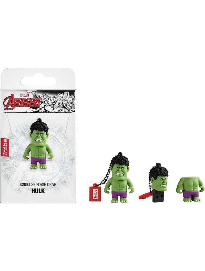 Tribe Marvel Avengers Hulk Storage USB 32GB Flash Drive Figure