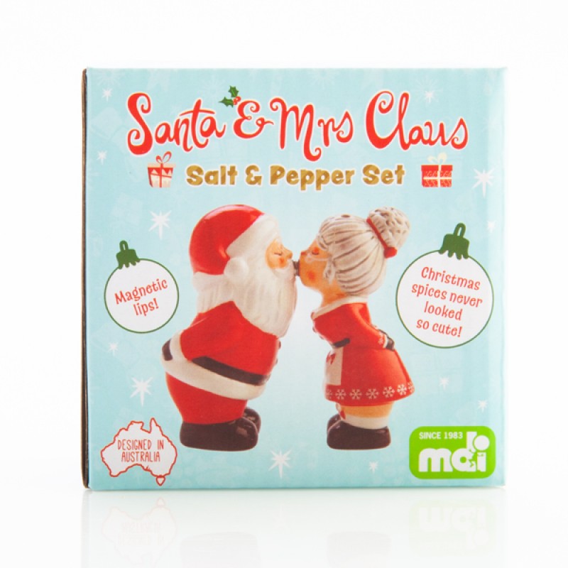 Flavour Mates Santa & Mrs Claus Christmas Salt & Pepper Set