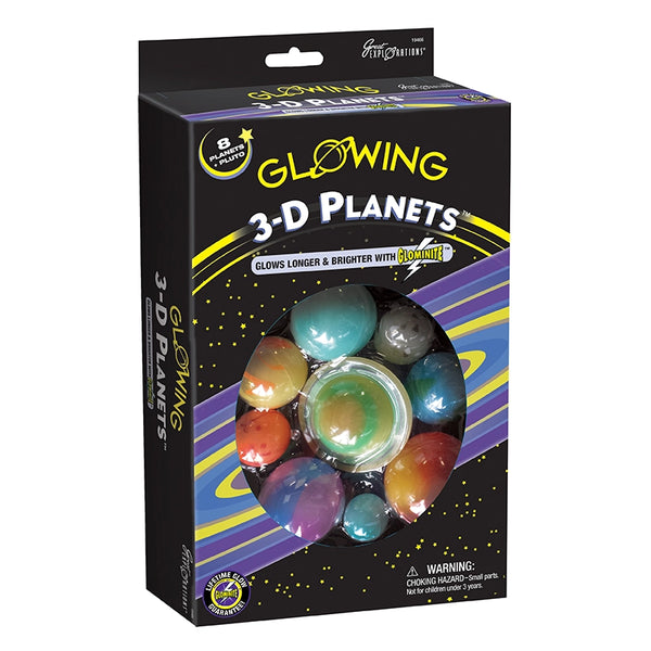 Glowing 3-D Planets™ Boxed Set