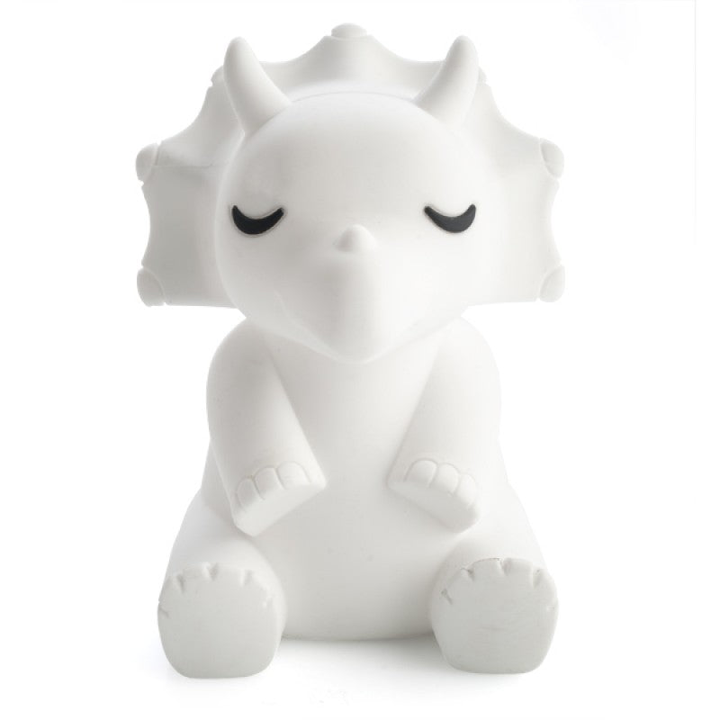 Lil Dreamers Triceratops Soft Touch Rubber LED Night Light