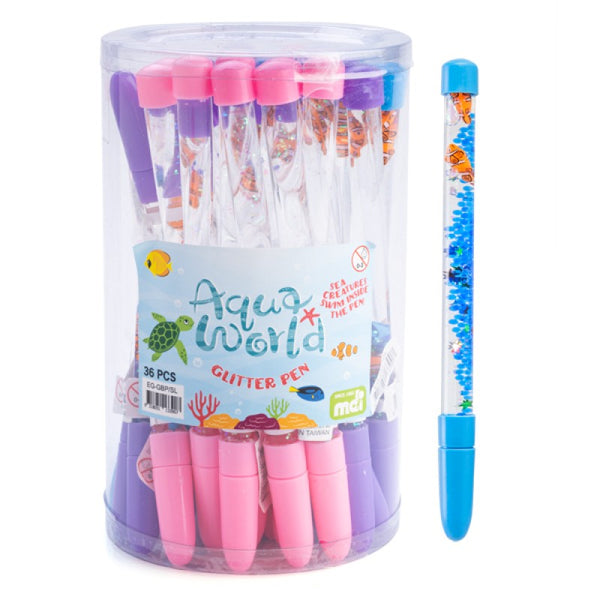Sea Animal Glitter Ballpoint Pen Assorted WHOLESALE