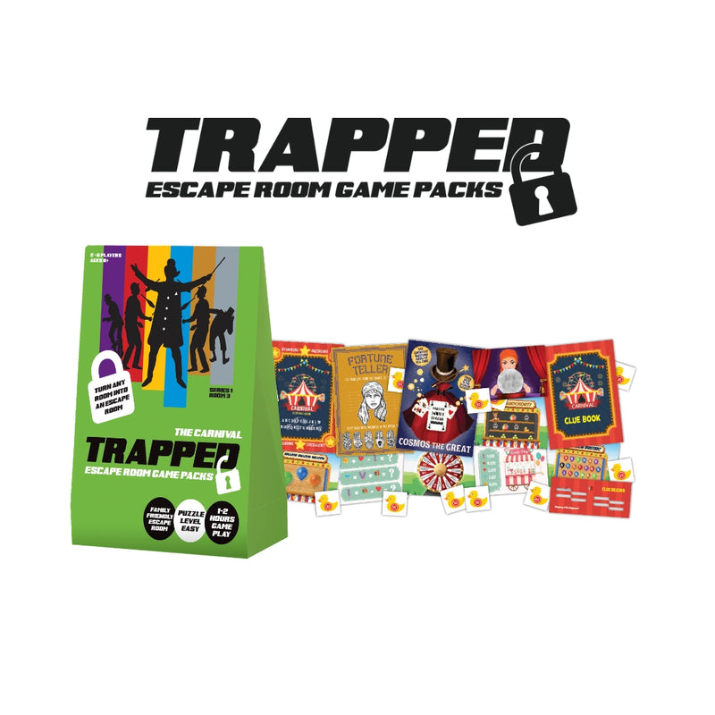 TRAPPED Escape Room Games (12 CDU) Assorted