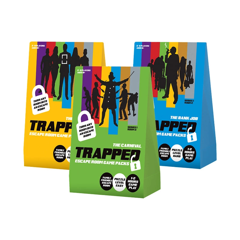 TRAPPED Escape Room Games (12 CDU) Assorted