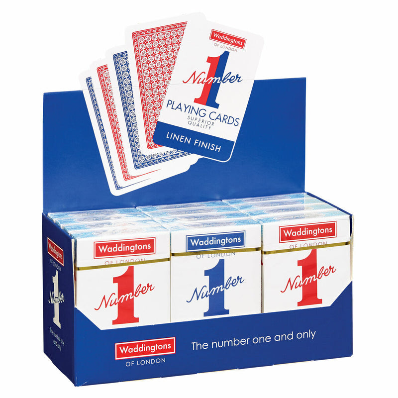 WN1 Blue & Red Playing Cards (12pc CDU)