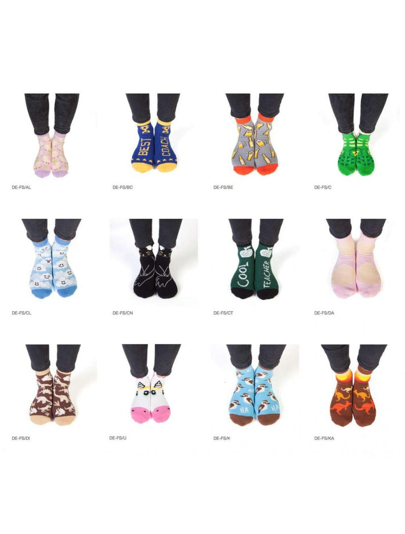 Feet Speak Adult Socks (240 Pairs in Display Stand)