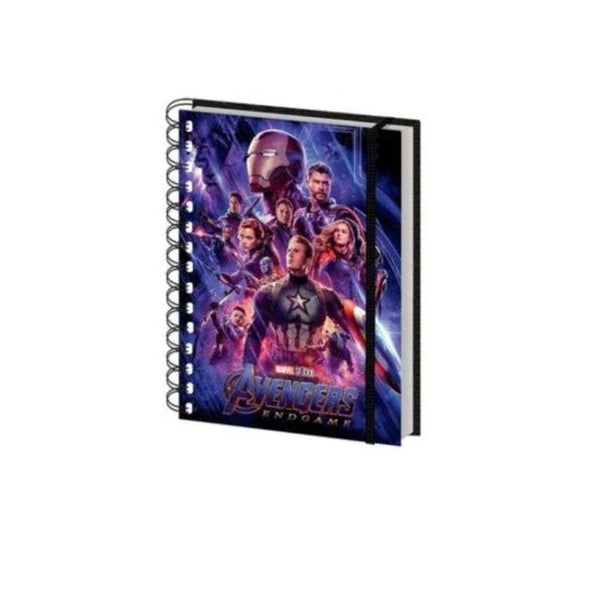 Marvel Avengers: Endgame Characters One Sheet A5 Spiral Notebook