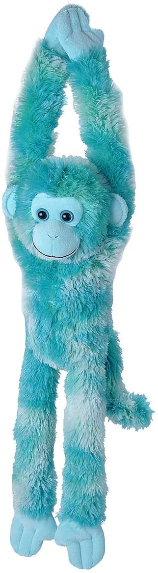 Wild Republic Hanging Monkey 22" Plush Toy Vibe Blue