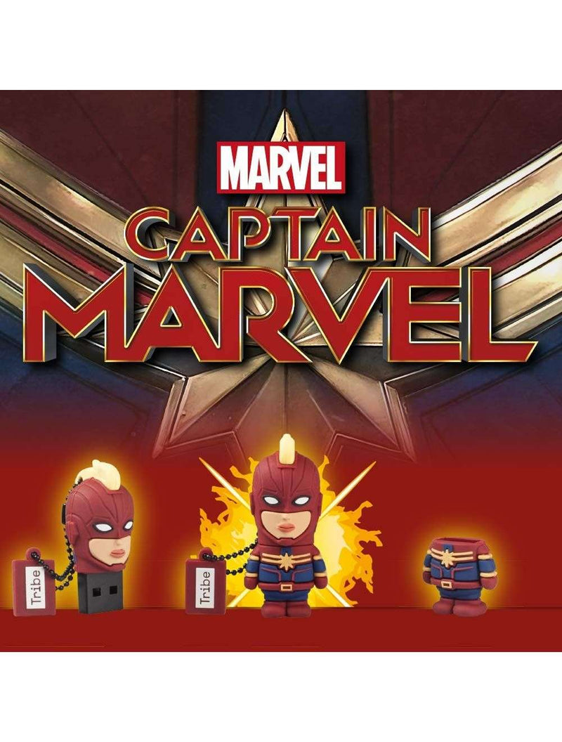 Tribe Marvel Avengers Captain Marvel Storage USB 32GB Flash Drive Figure