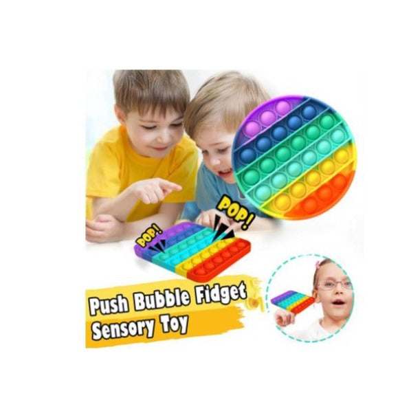 Push & Pop Rainbow Fidget Sensory Toy Assorted