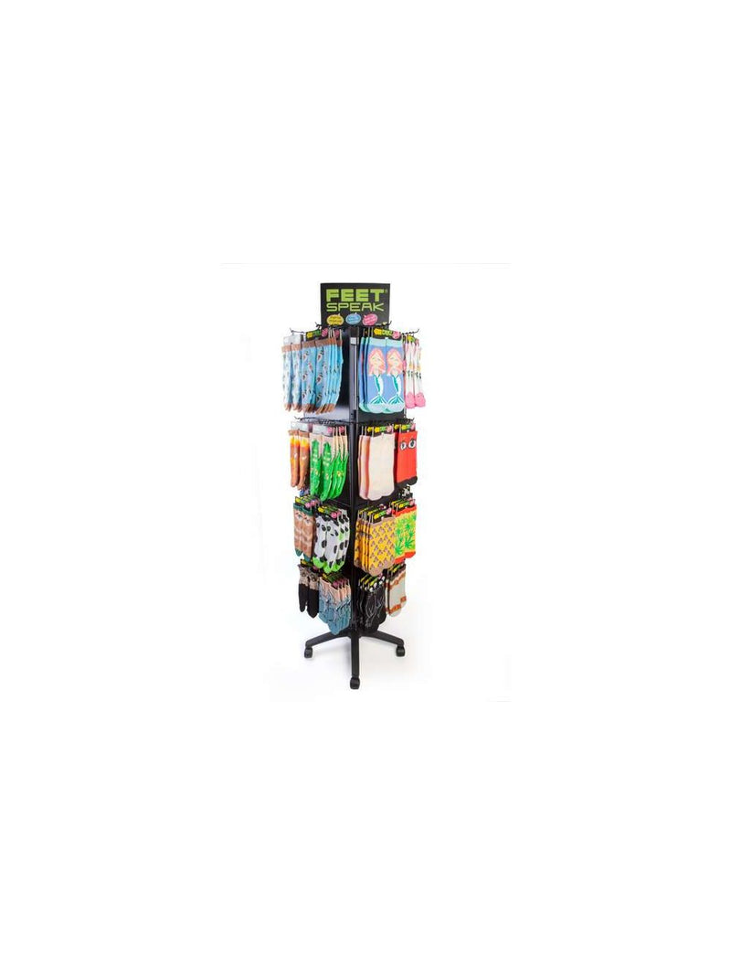 Feet Speak Adult Socks (240 Pairs in Display Stand)