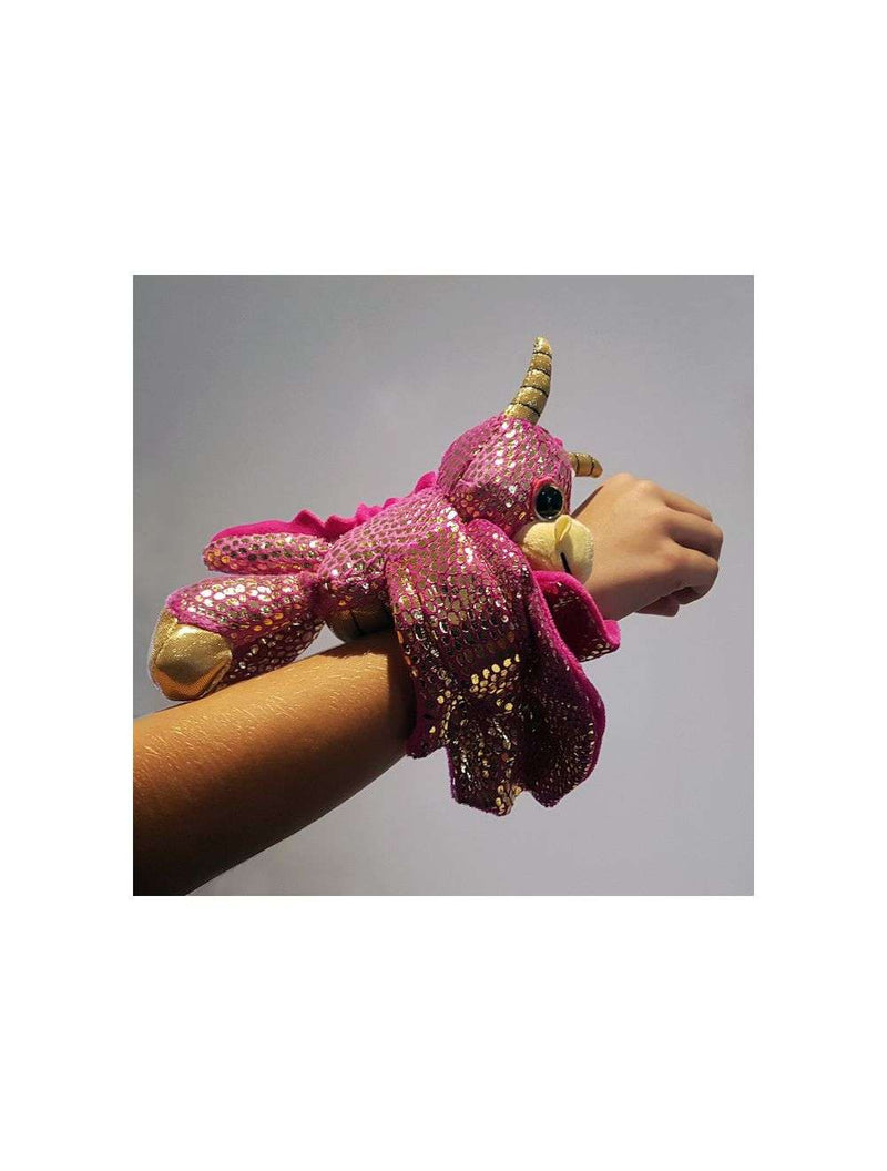 Cuddlekins CK Huggers 8" Plush Animal Pink Golden Dragon
