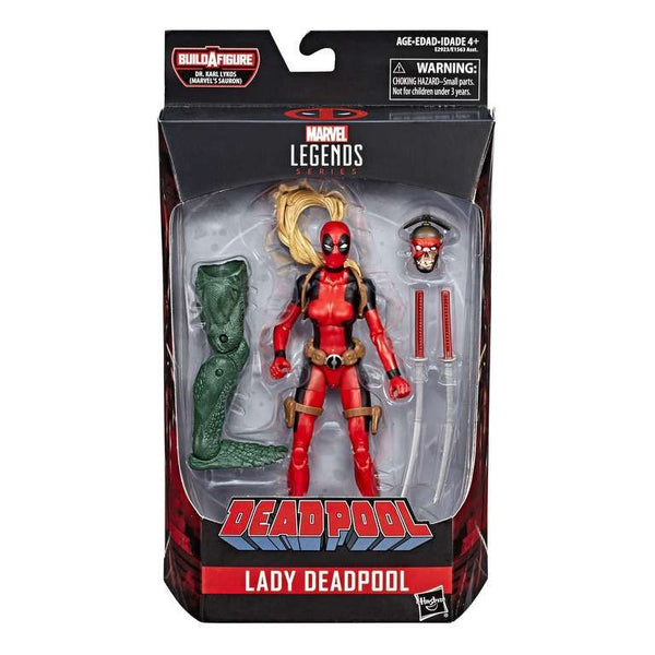 Marvel Legends Series 6" Lady Deadpool Action Figure with Build-A-Figure Piece