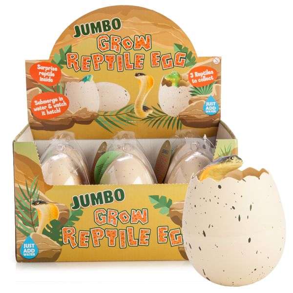 Hatching Jumbo Grow Reptile Egg (6 in CDU)