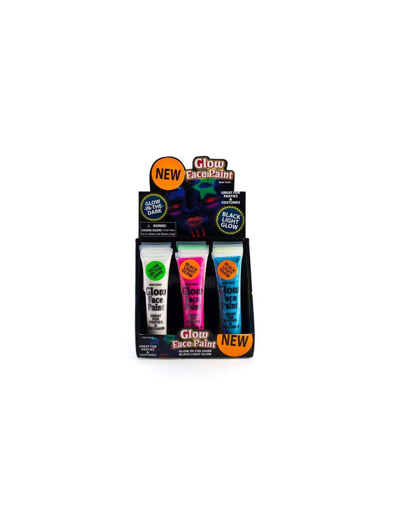 Glow in the Dark Face Paint Colours (12 in CDU)