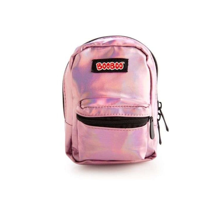 BooBoo Pencil Case Backpack Mini - Pink Iridescent