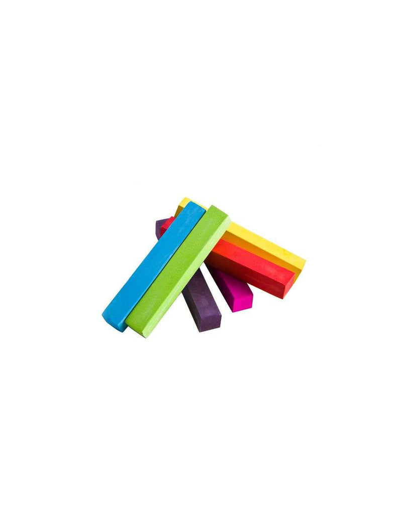 Vibrant Hair Chalk 6 Multi Colour Pack