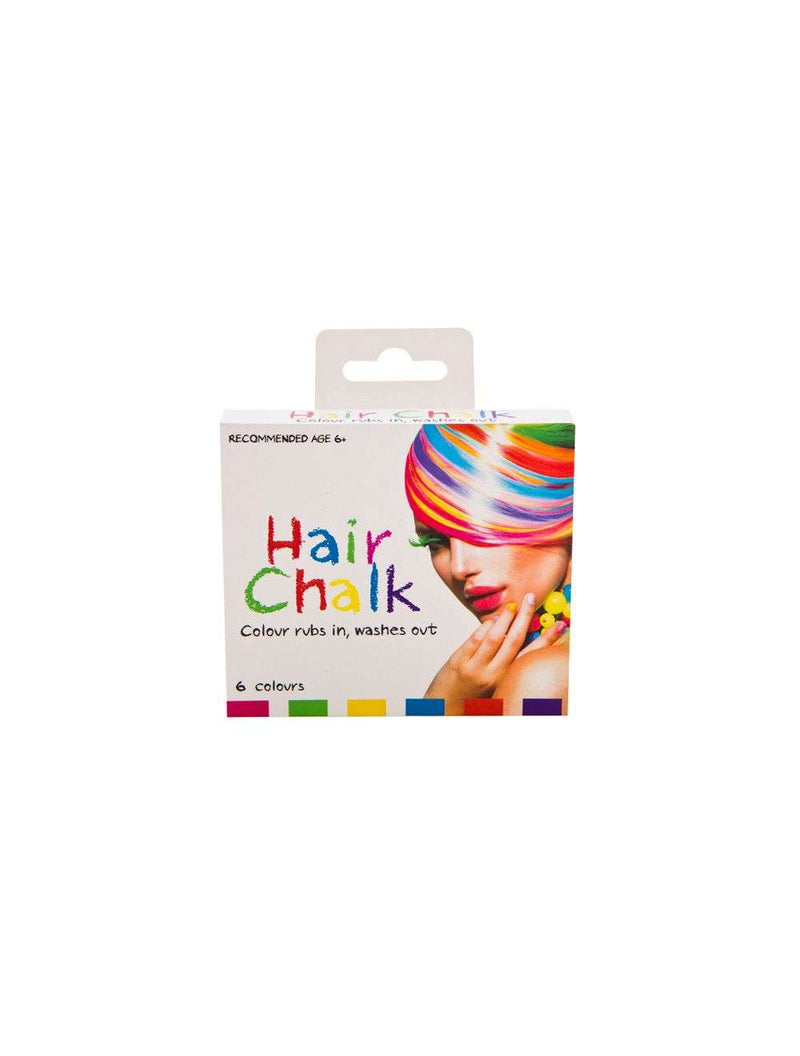 Vibrant Hair Chalk 6 Multi Colour Pack