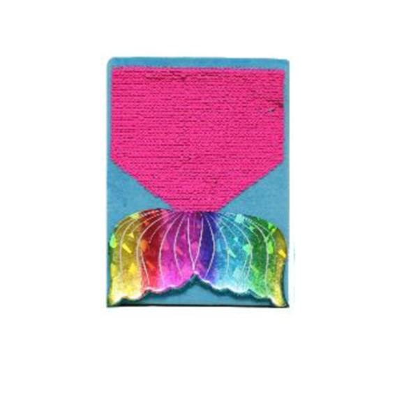 Inkology Mermaid Tail 3D Sequin A5 128 Page Kids Journal