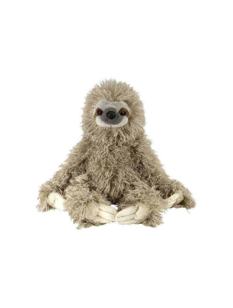 Wild Republic Three Toed Sitting Sloth 12" Stuffed Animal Plush Toy