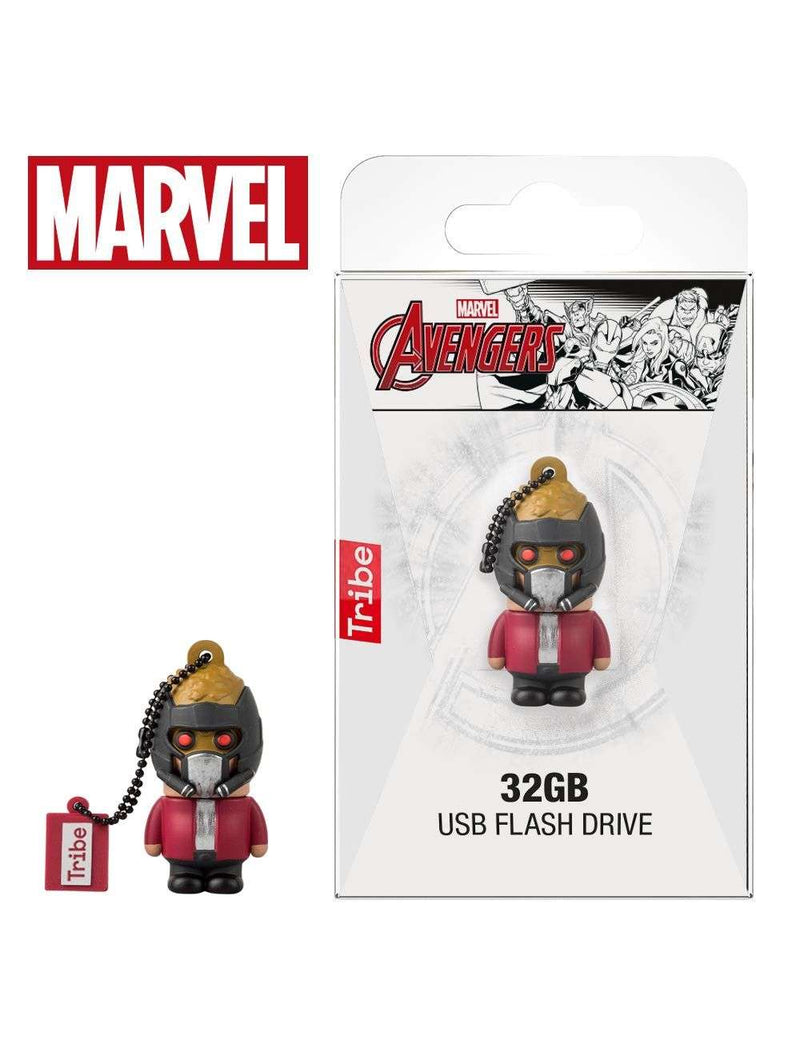 Tribe Marvel Avengers GOTG Starlord Storage USB 32GB Flash Drive Figure