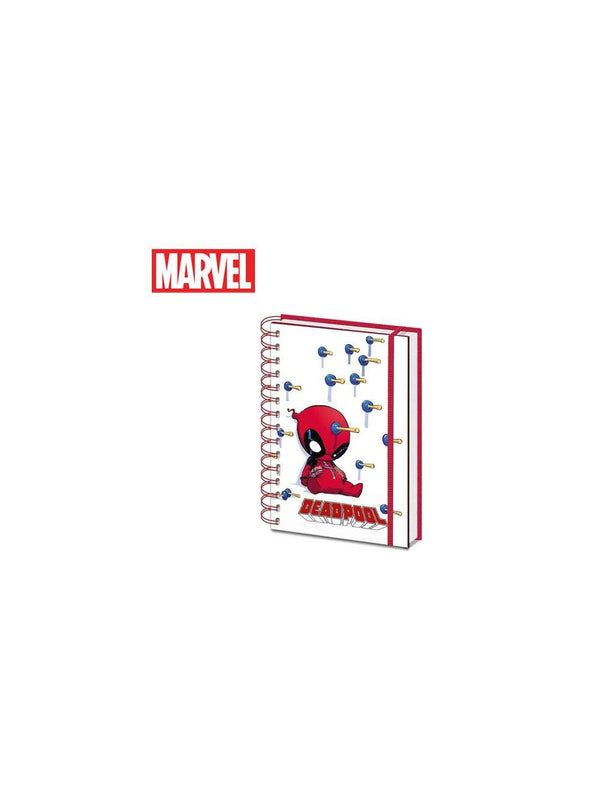 Marvel Comics Deadpool Suckers A5 Spiral Notebook