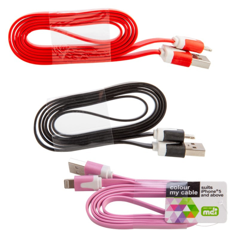 Colour My Cable Lightning Charger Cord (12CDU)